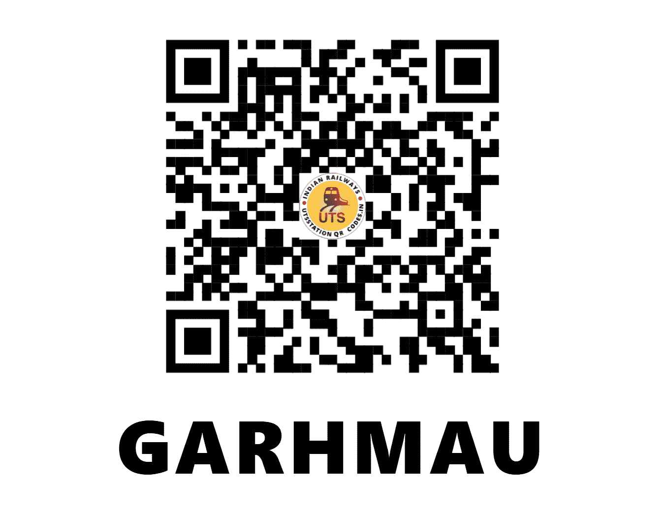 UTS QR Code for GARHMAU - GRM - NC (UTTAR PRADESH)